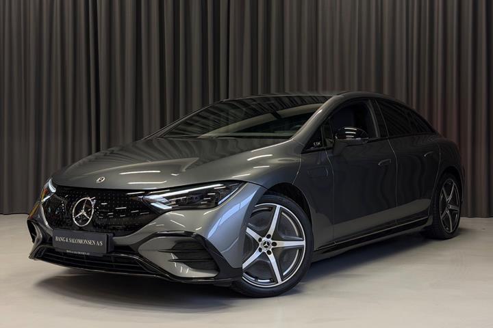Grå Mercedes EQE350 fra 2023