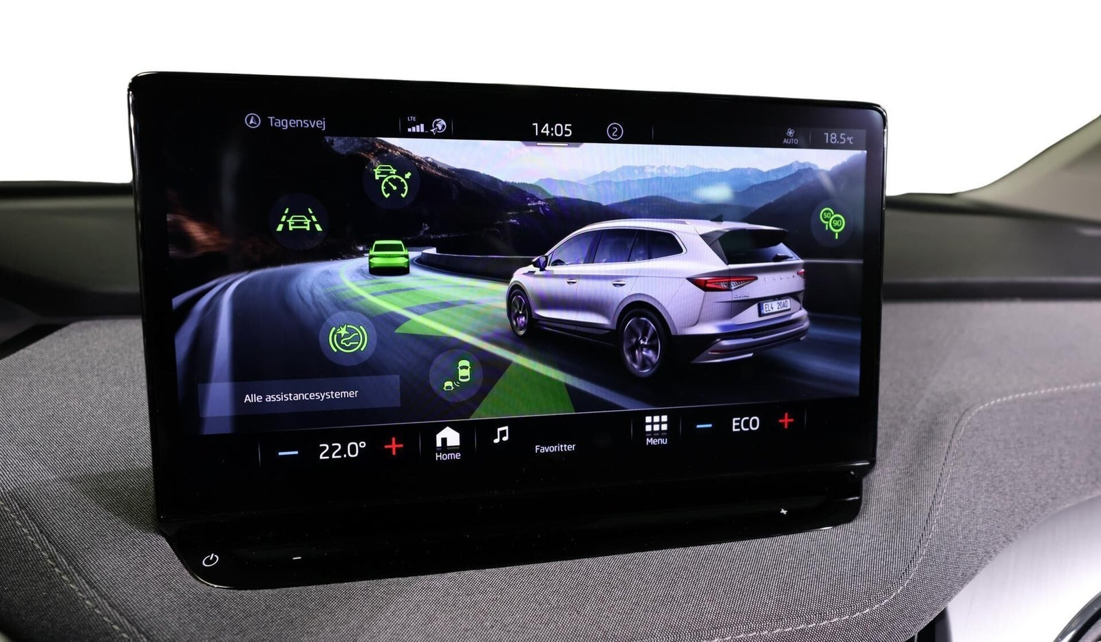 Sølv Skoda Enyaq fra 2023