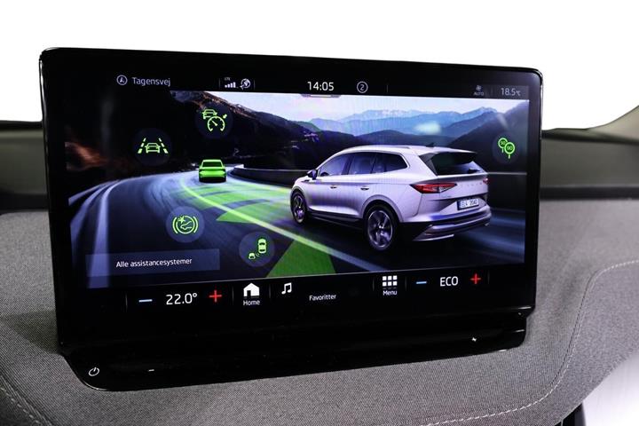 Sølv Skoda Enyaq fra 2023