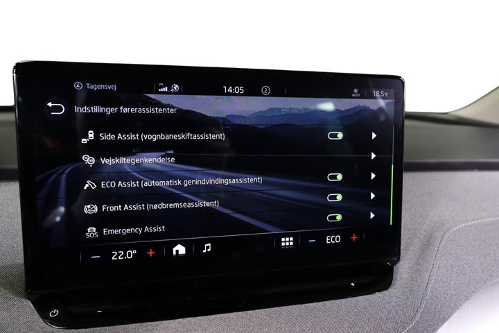 Sølv Skoda Enyaq fra 2023