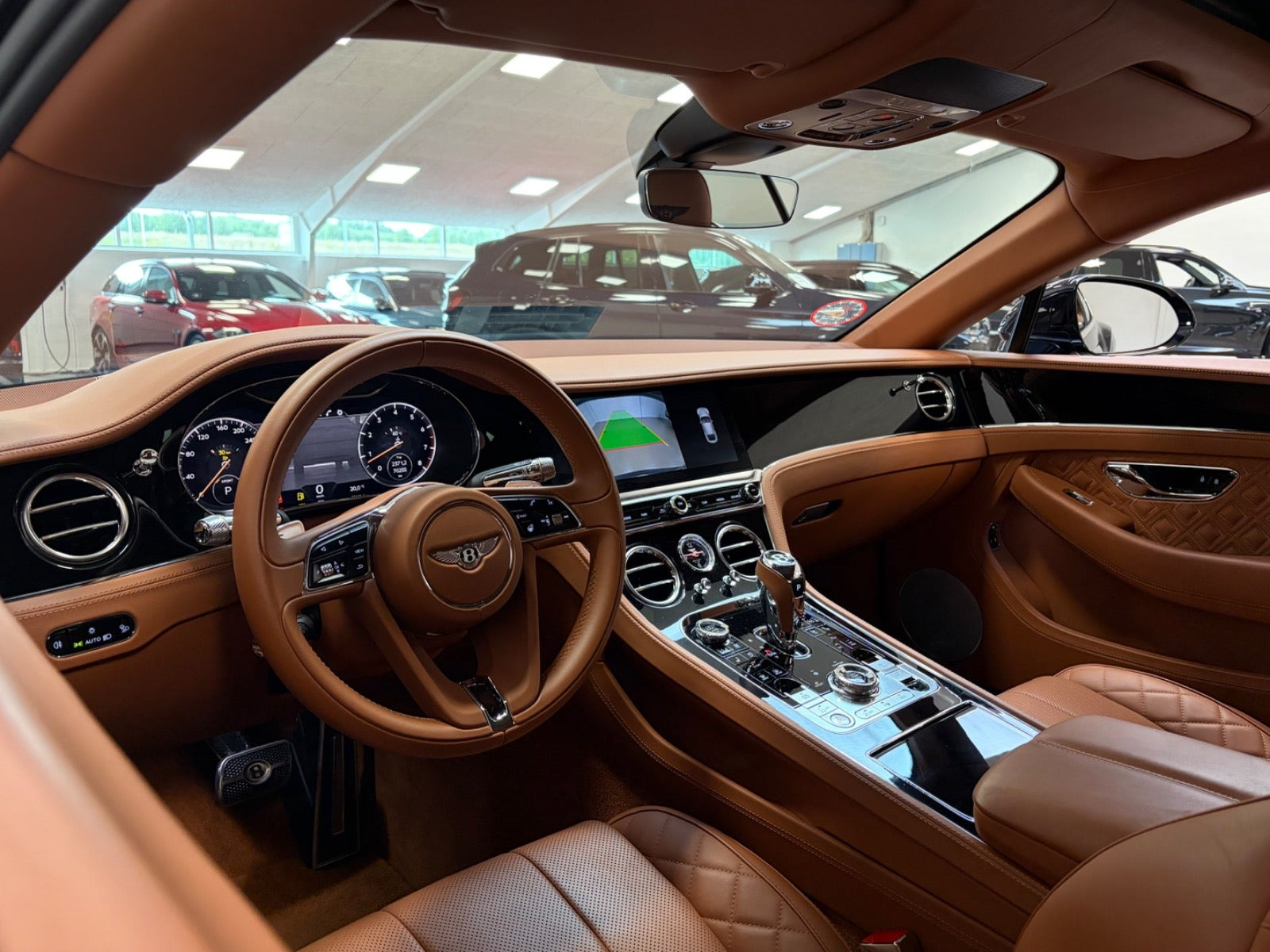 Blå Bentley Continental GT fra 2020