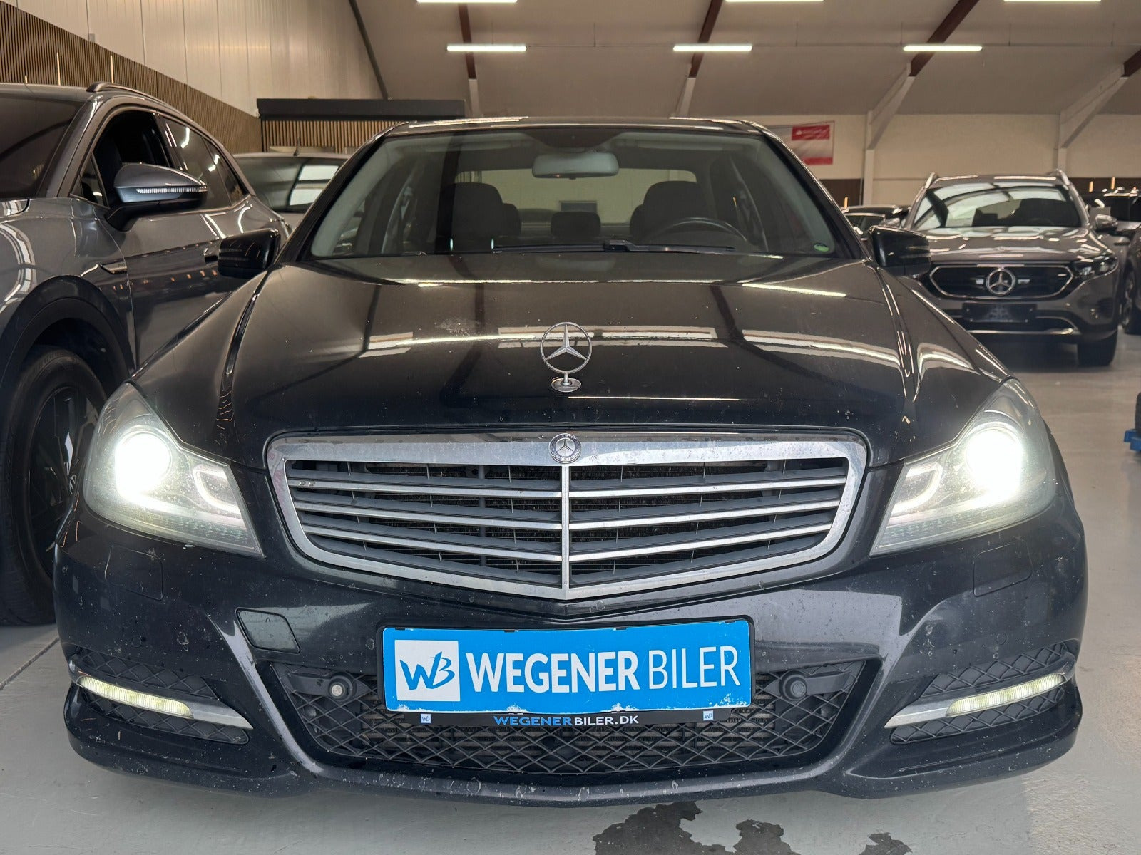 Sort Mercedes C220 fra 2013