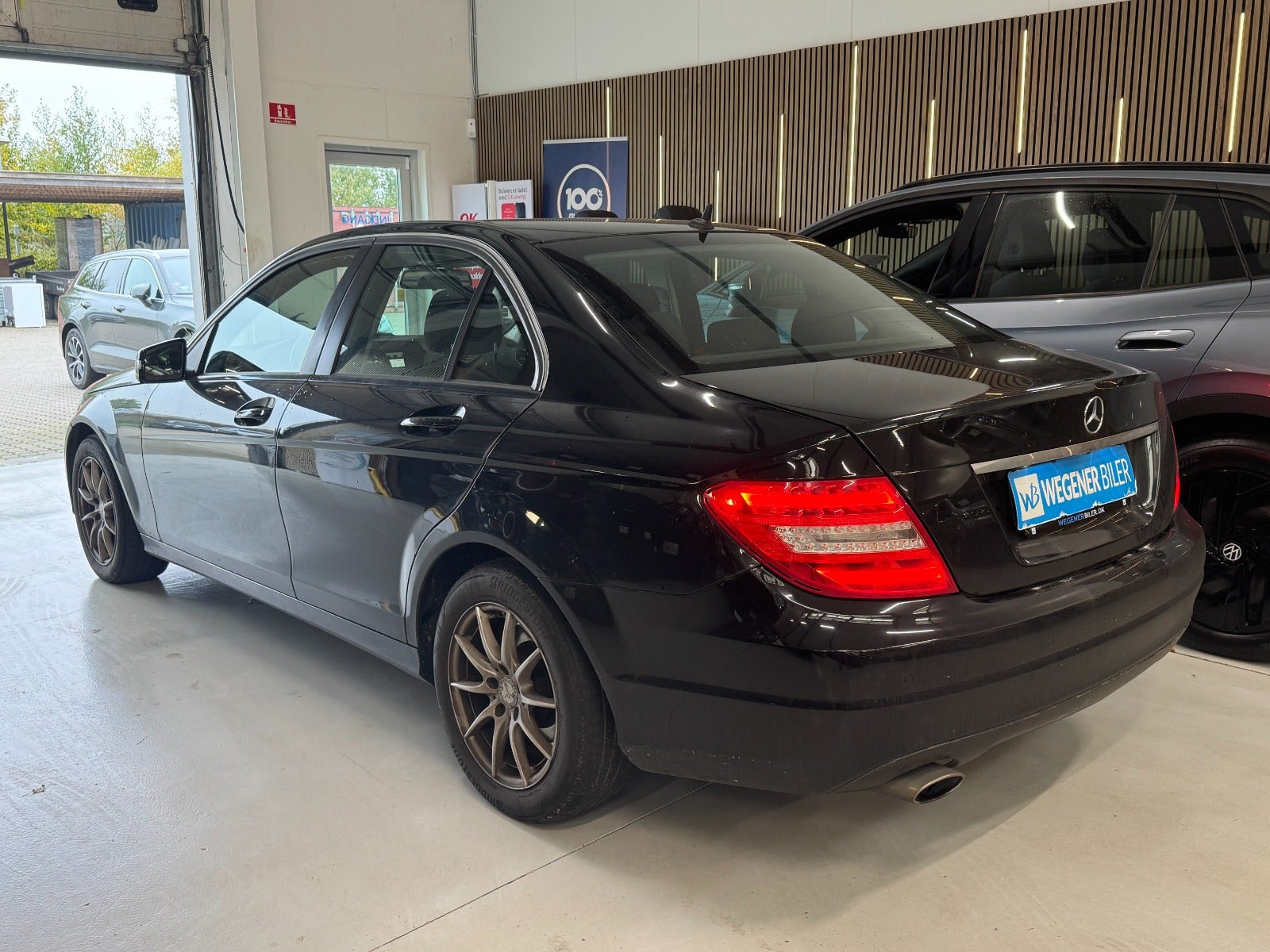 Sort Mercedes C220 fra 2013