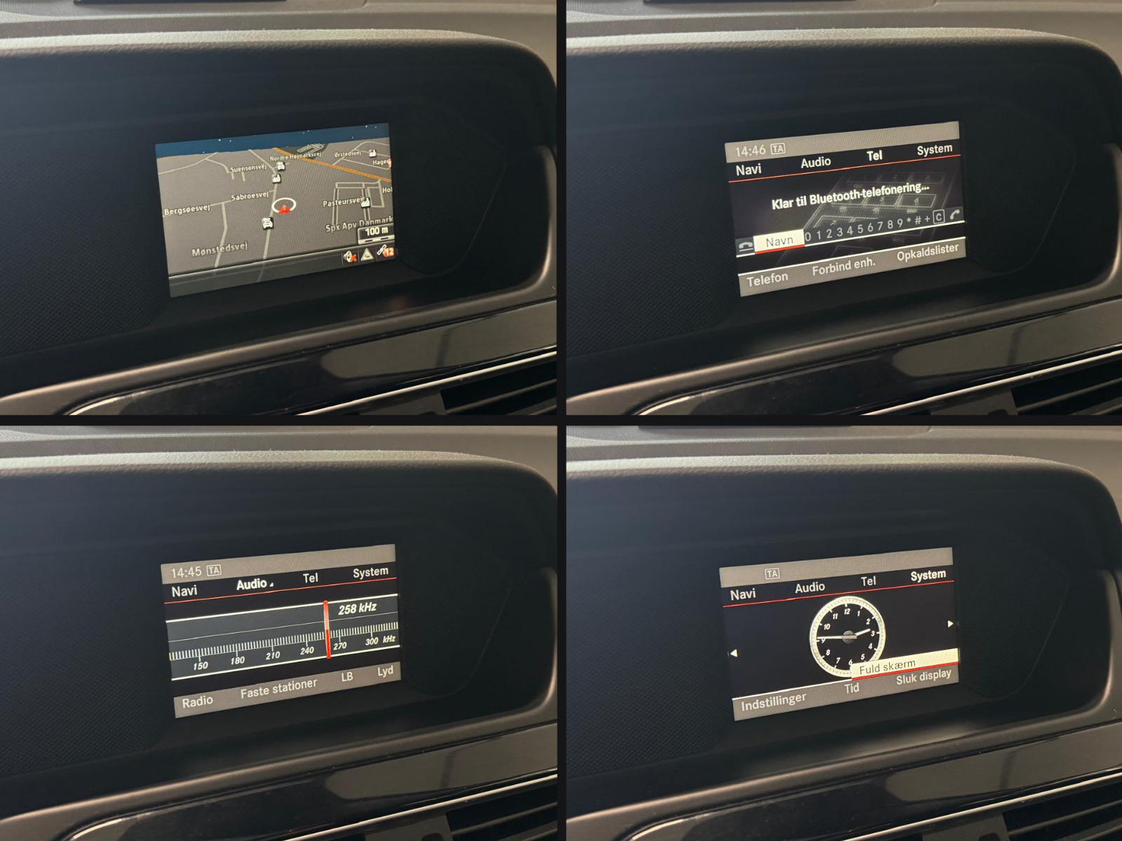 Sort Mercedes C220 fra 2013