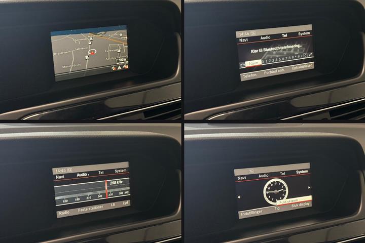 Sort Mercedes C220 fra 2013