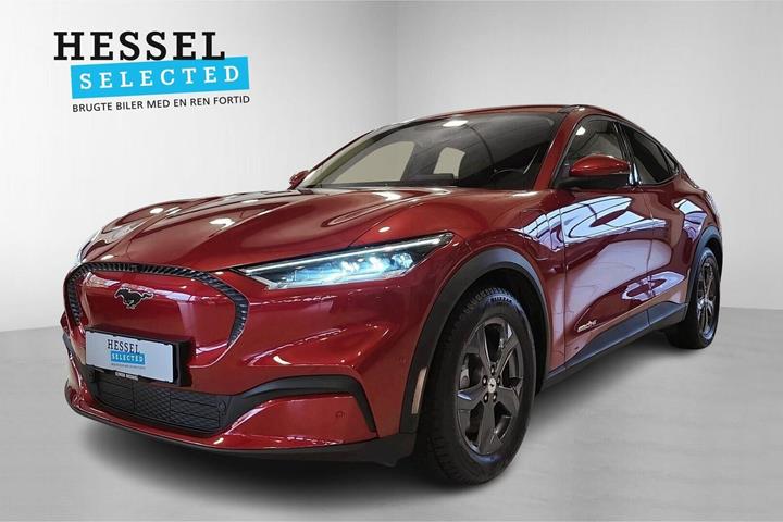 Rød Ford Mustang Mach-E fra 2021