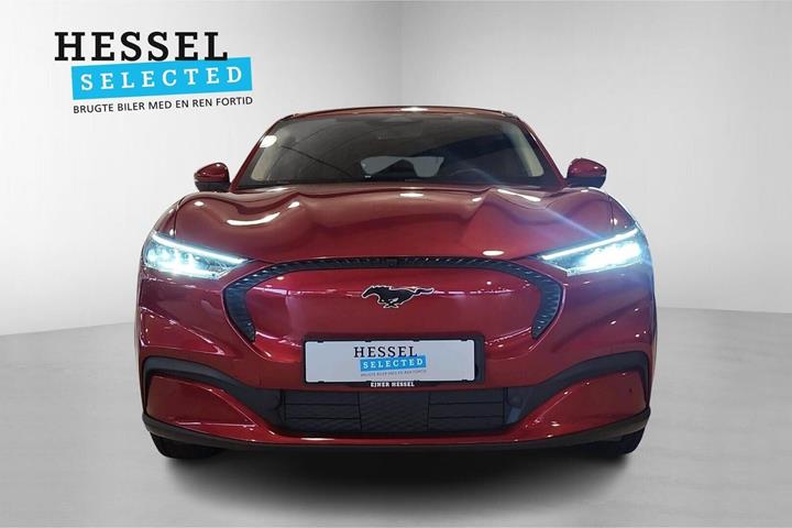 Rød Ford Mustang Mach-E fra 2021
