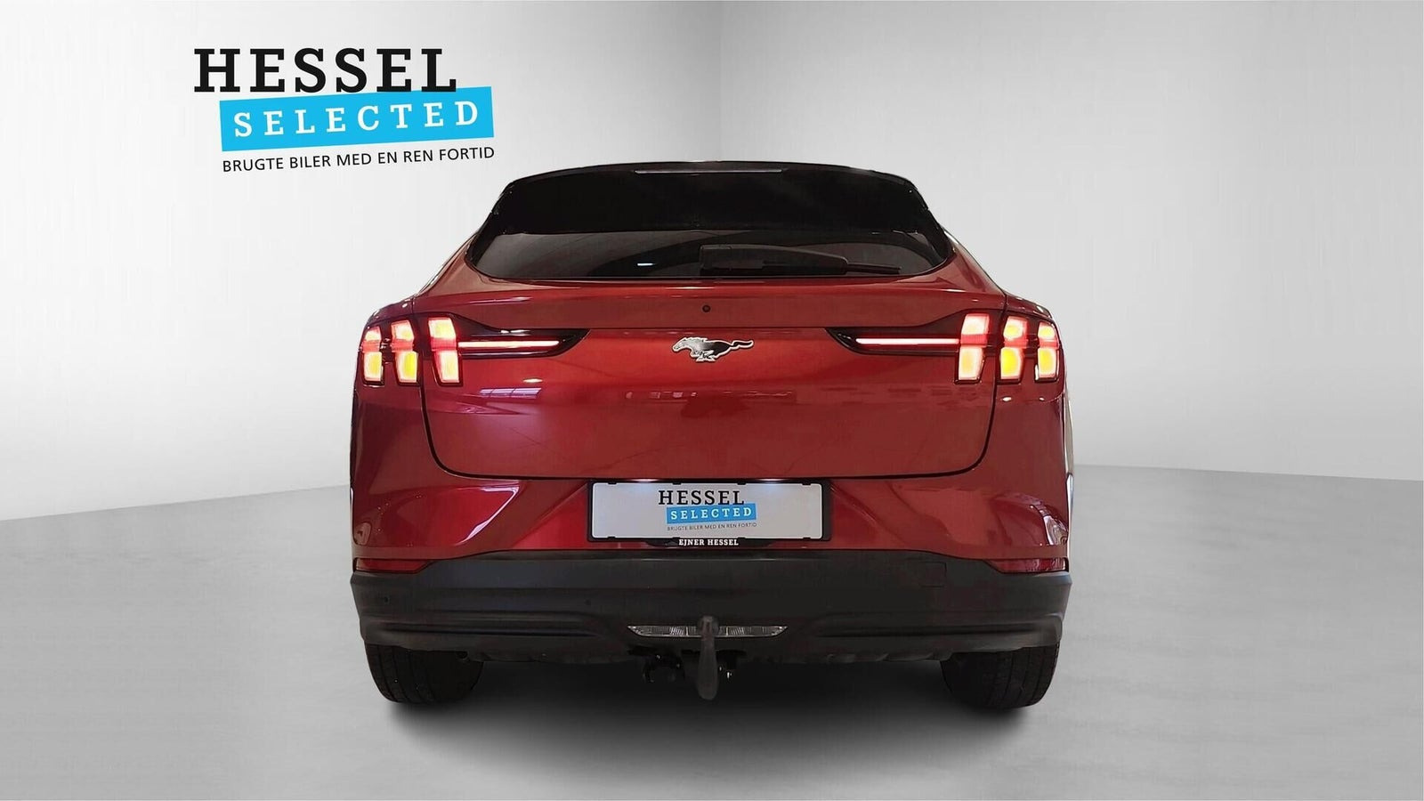 Rød Ford Mustang Mach-E fra 2021