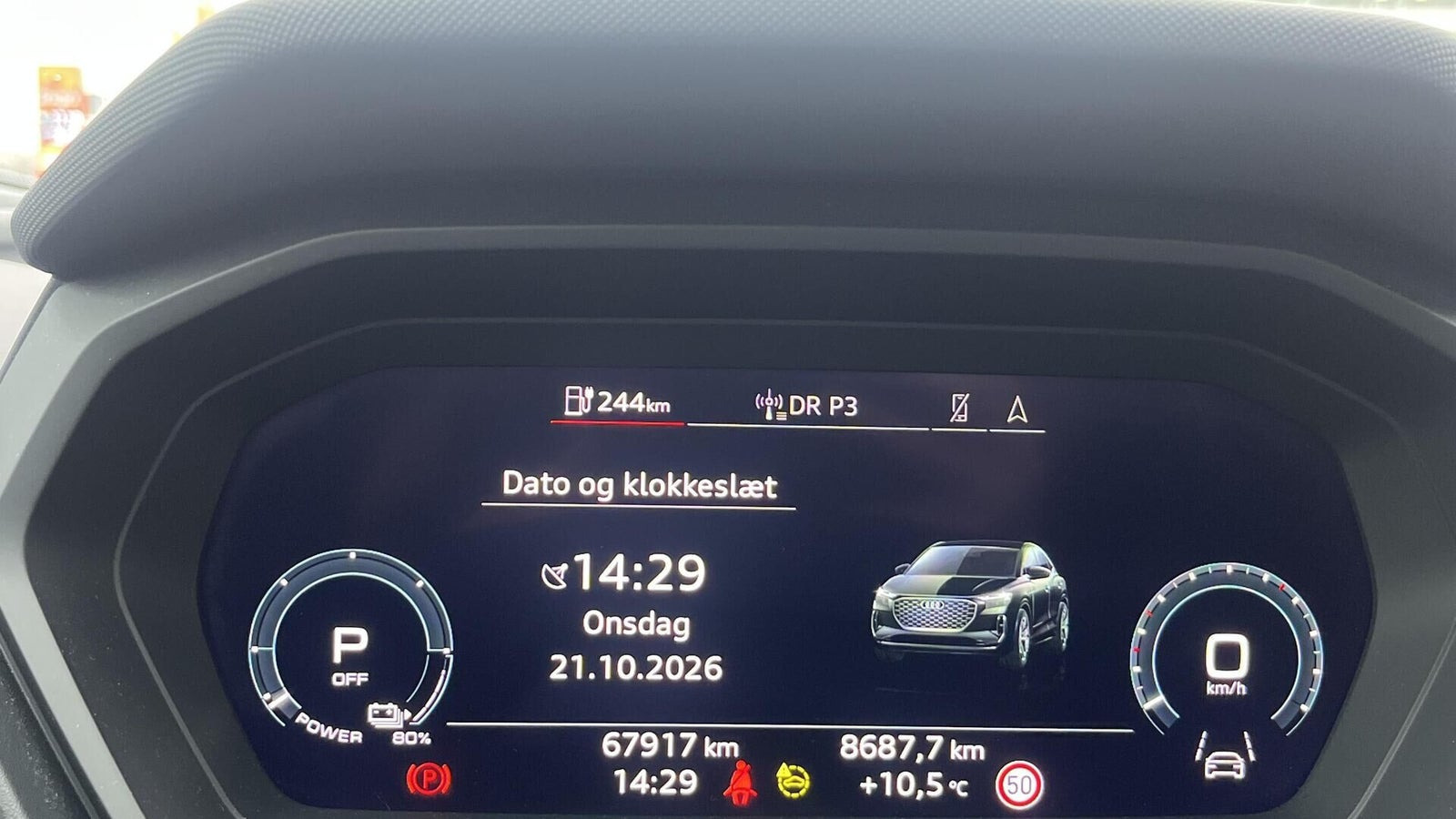 Sort Audi Q4 e-tron fra 2022