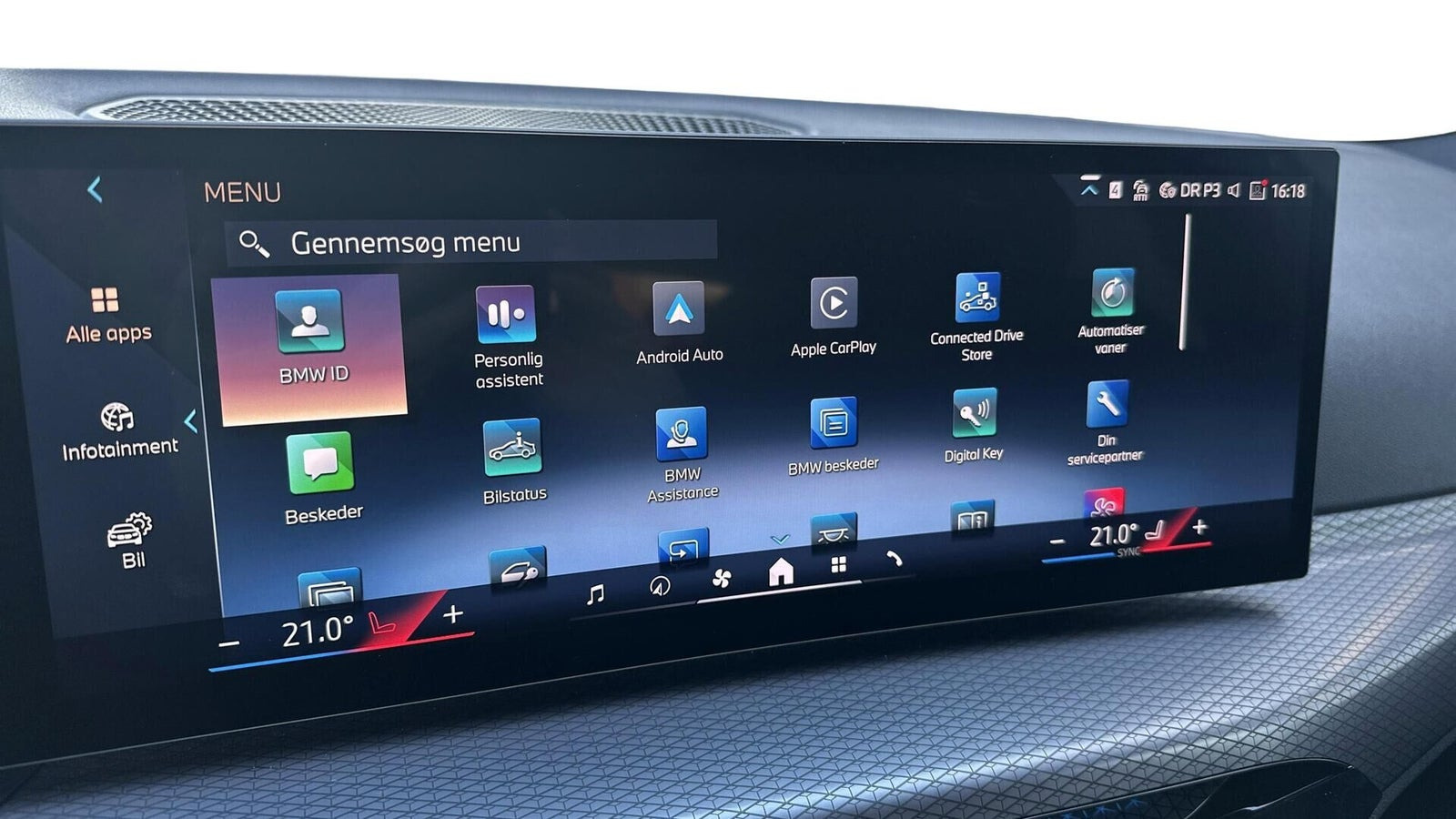 Hvid BMW i4 fra 2025
