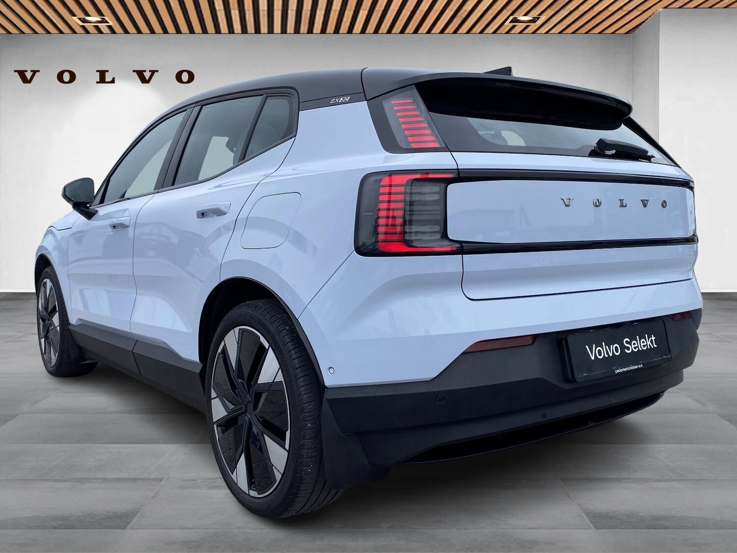 Blå Volvo EX30 fra 2024