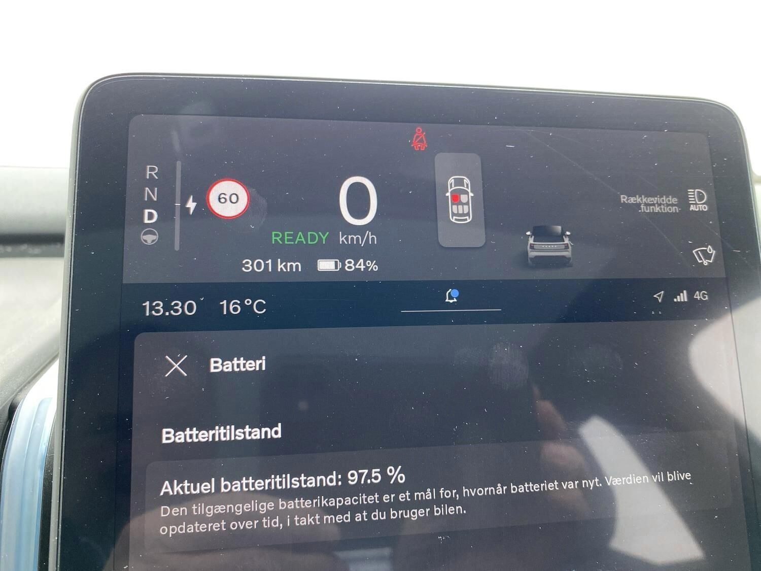 Blå Volvo EX30 fra 2024