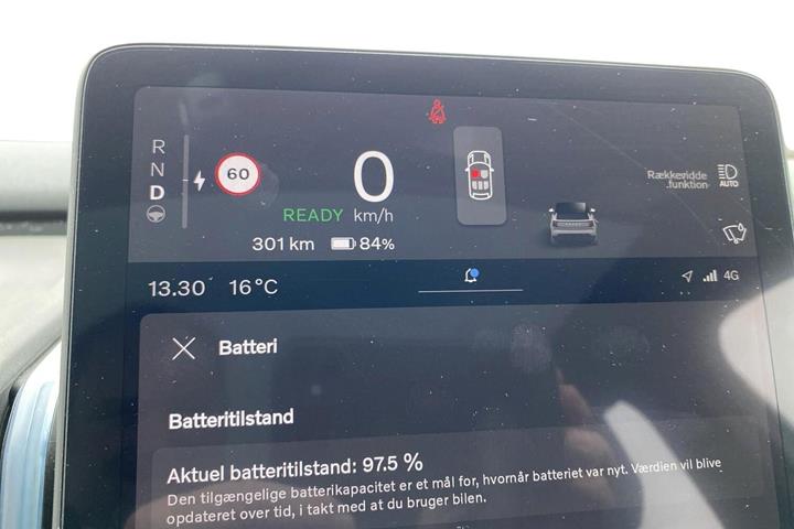 Blå Volvo EX30 fra 2024
