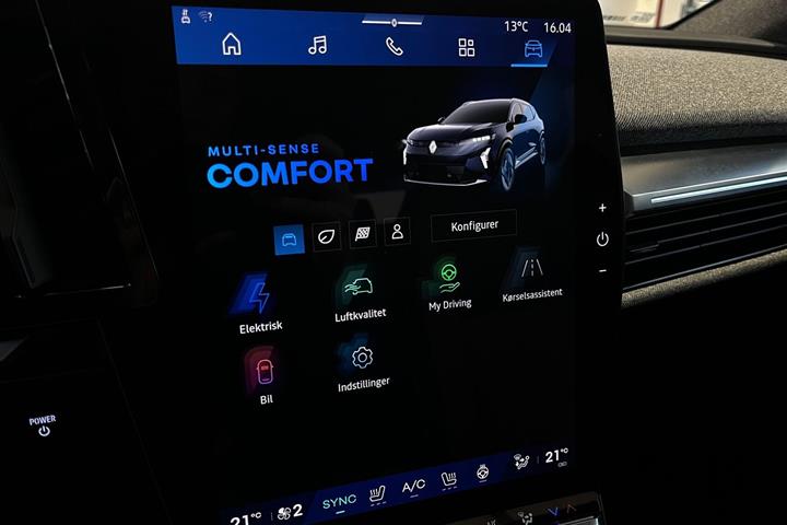 Blå Renault Scénic fra 2024