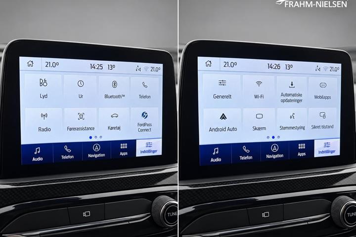 Rød Ford Kuga fra 2021