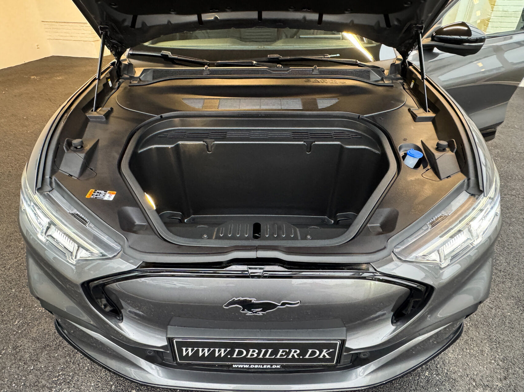 Grå Ford Mustang Mach-E fra 2023