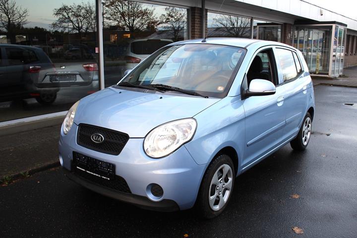 Blå Kia Picanto fra 2010
