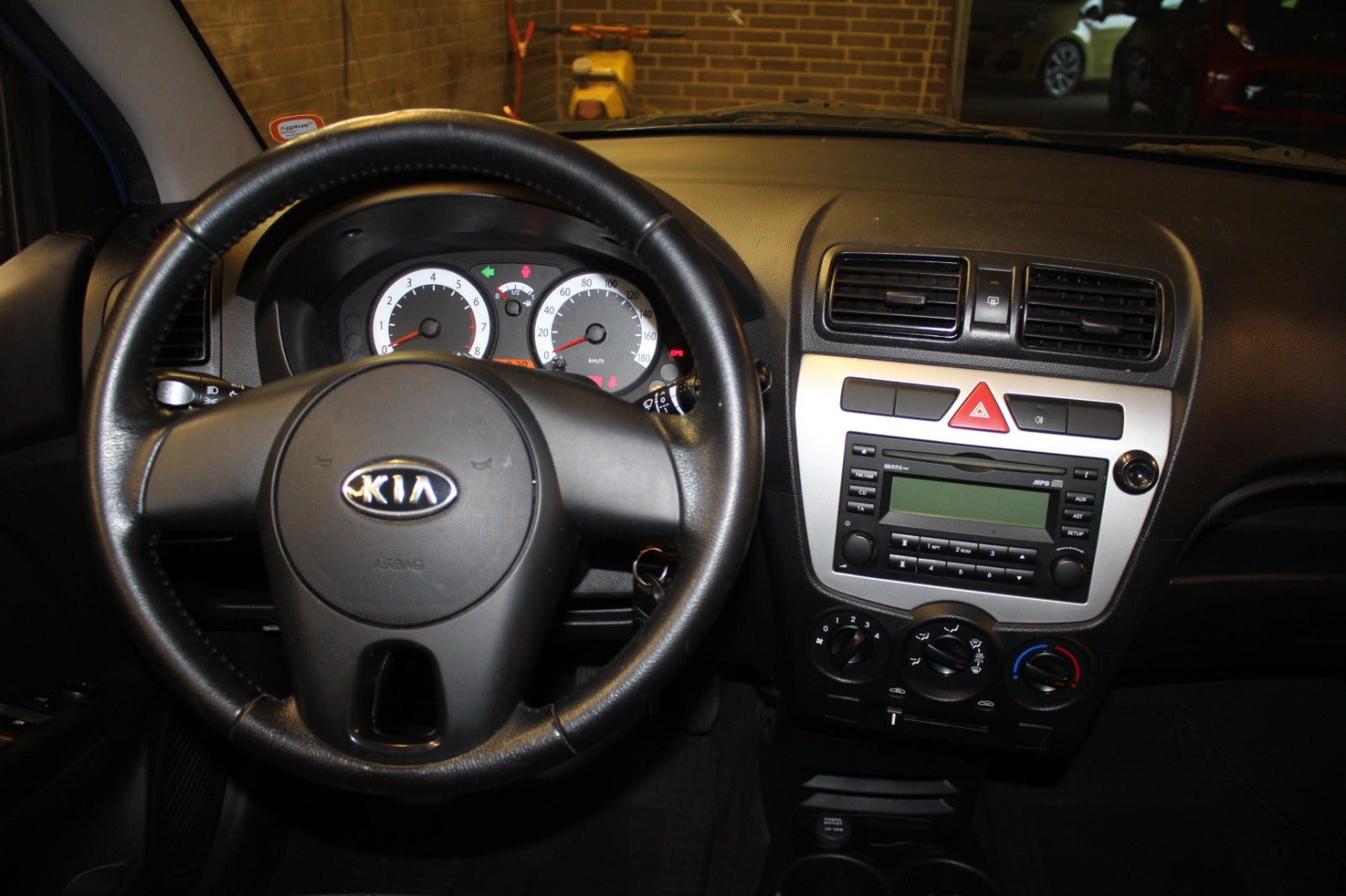 Blå Kia Picanto fra 2010