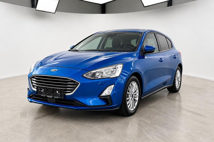 Blå Ford Focus fra 2018