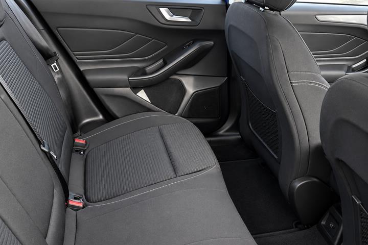 Blå Ford Focus fra 2018