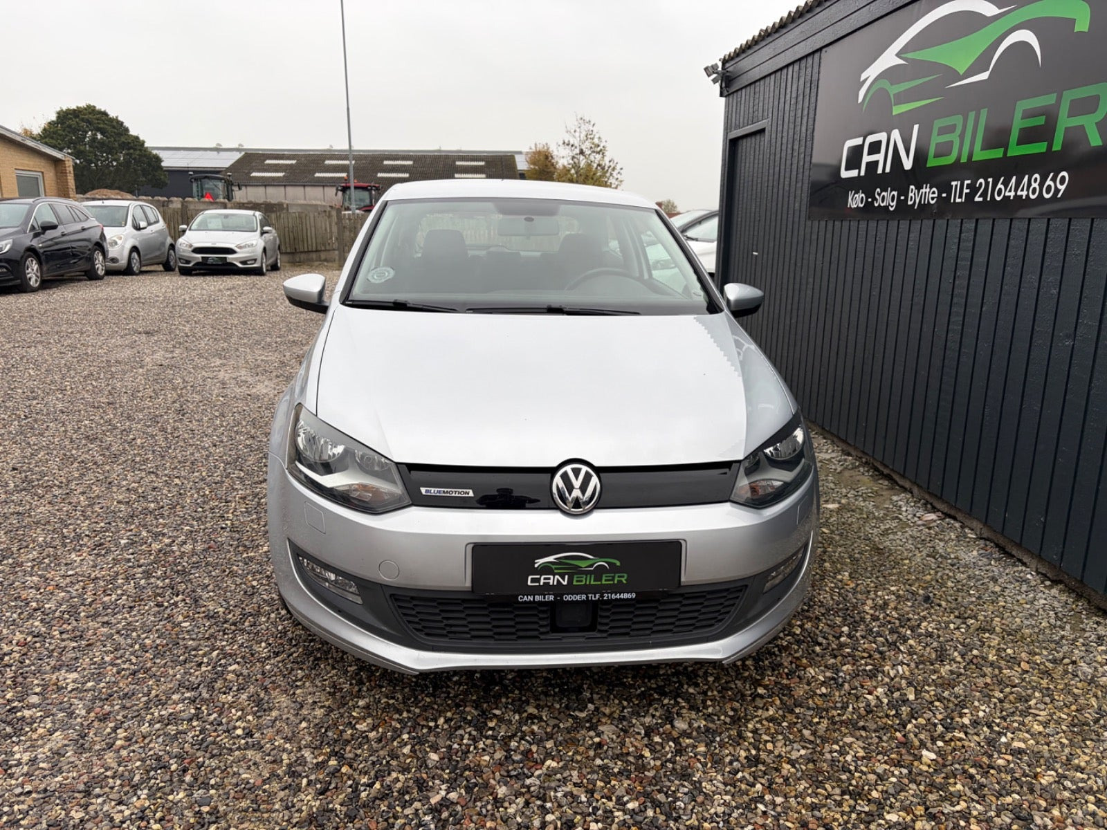 Sølv VW Polo fra 2016