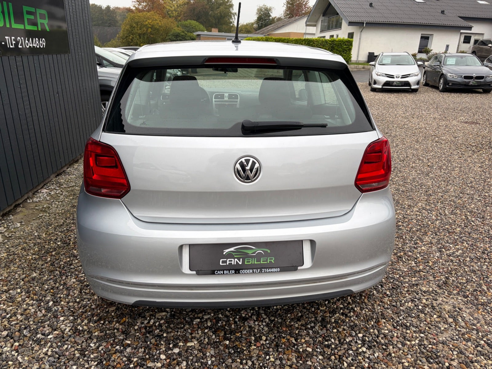 Sølv VW Polo fra 2016
