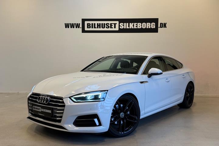 Hvid Audi A5 fra 2018