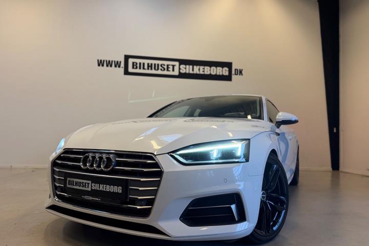 Hvid Audi A5 fra 2018