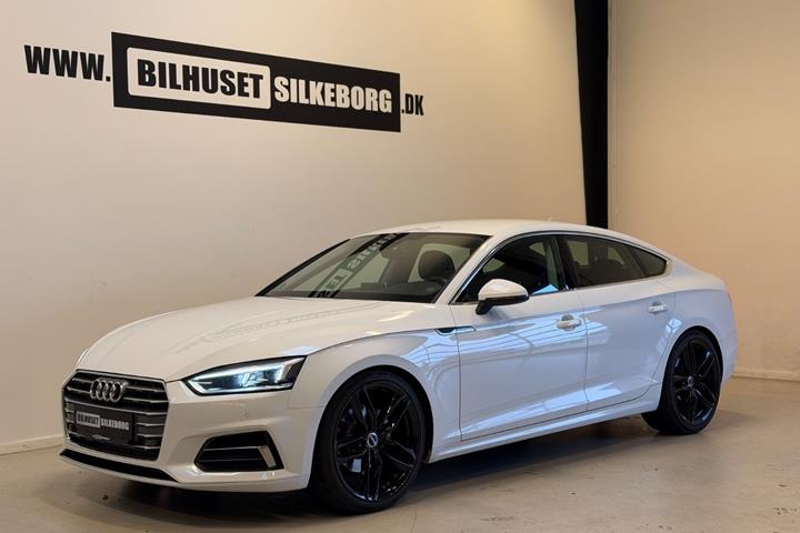 Hvid Audi A5 fra 2018