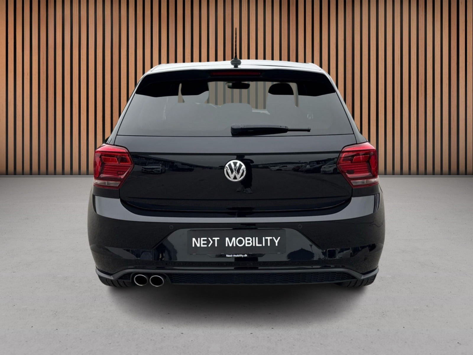 Sort VW Polo fra 2019