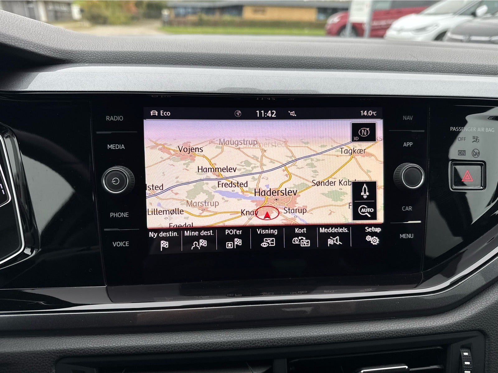 Sort VW Polo fra 2019