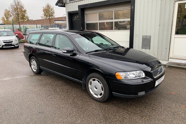 Sort Volvo V70 fra 2006
