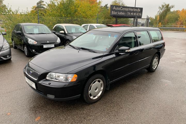 Sort Volvo V70 fra 2006