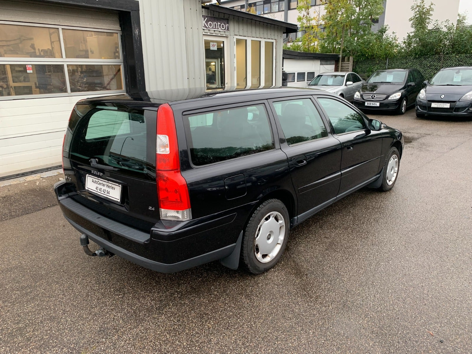 Sort Volvo V70 fra 2006