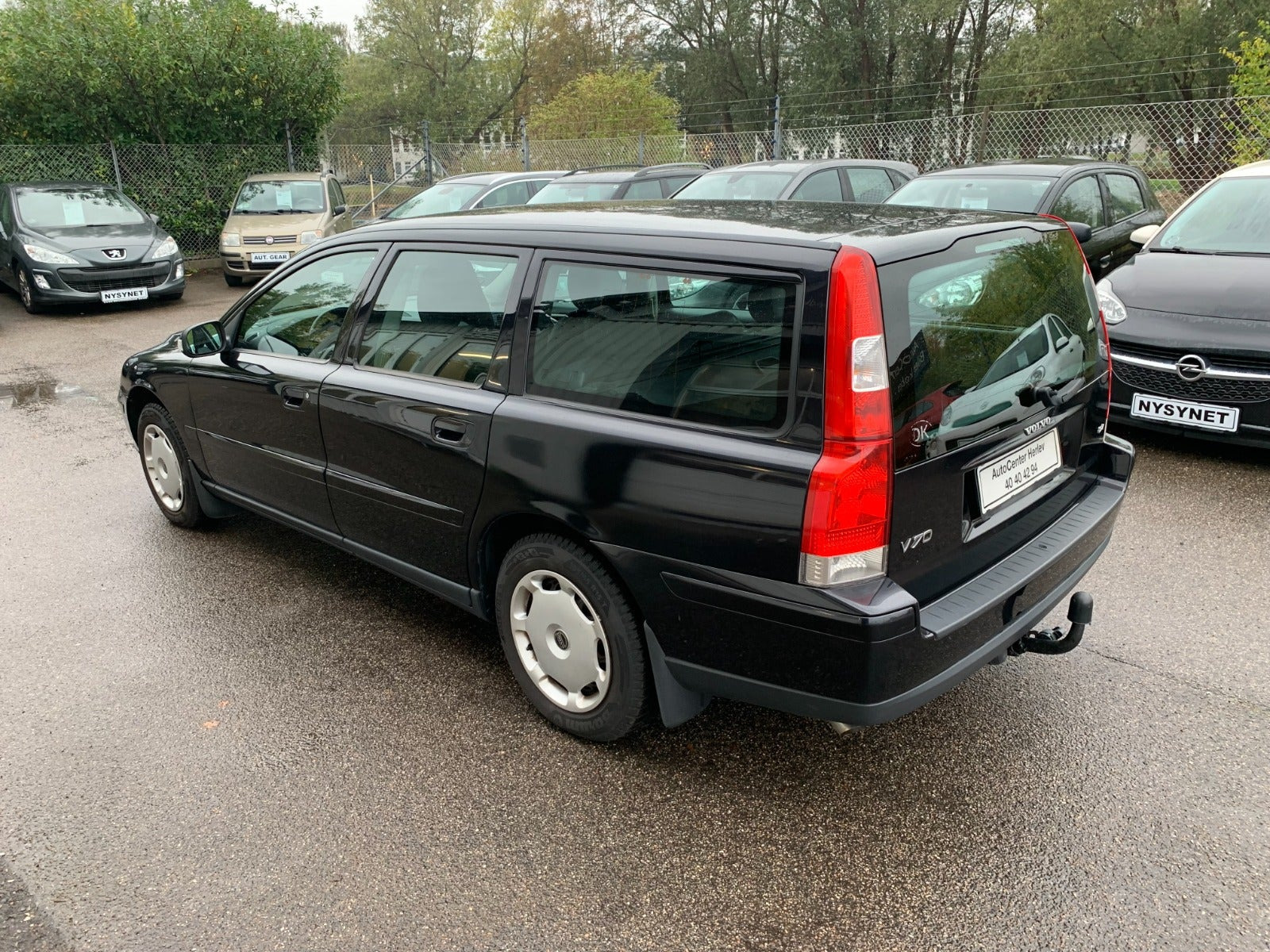 Sort Volvo V70 fra 2006