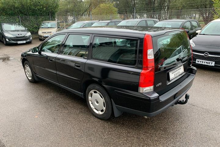Sort Volvo V70 fra 2006