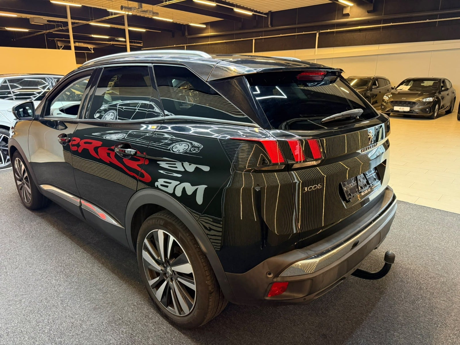 Sort Peugeot 3008 fra 2017