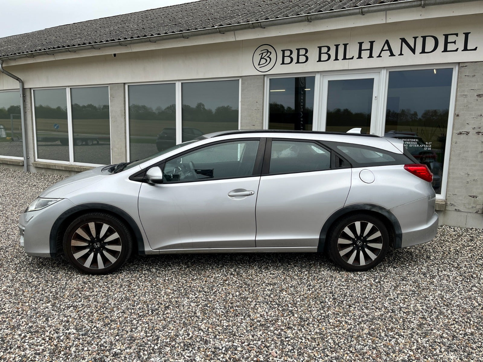 Sølv Honda Civic fra 2015