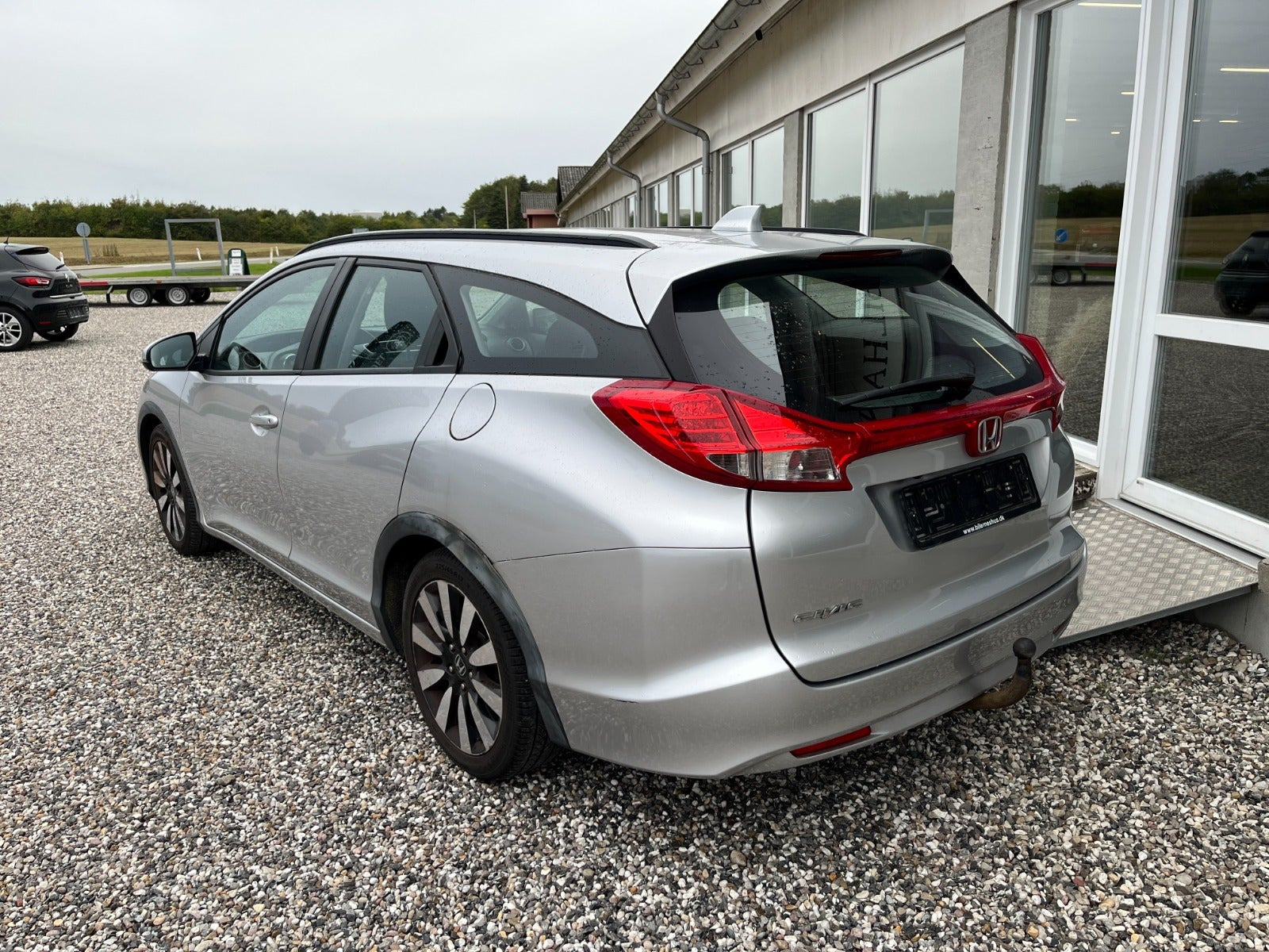 Sølv Honda Civic fra 2015