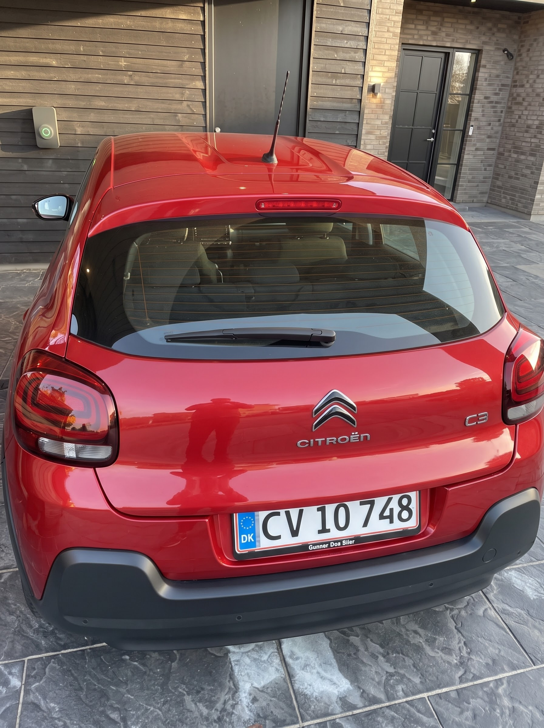 Rød Citroën C3 fra 2020