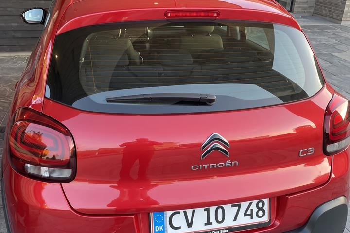 Rød Citroën C3 fra 2020
