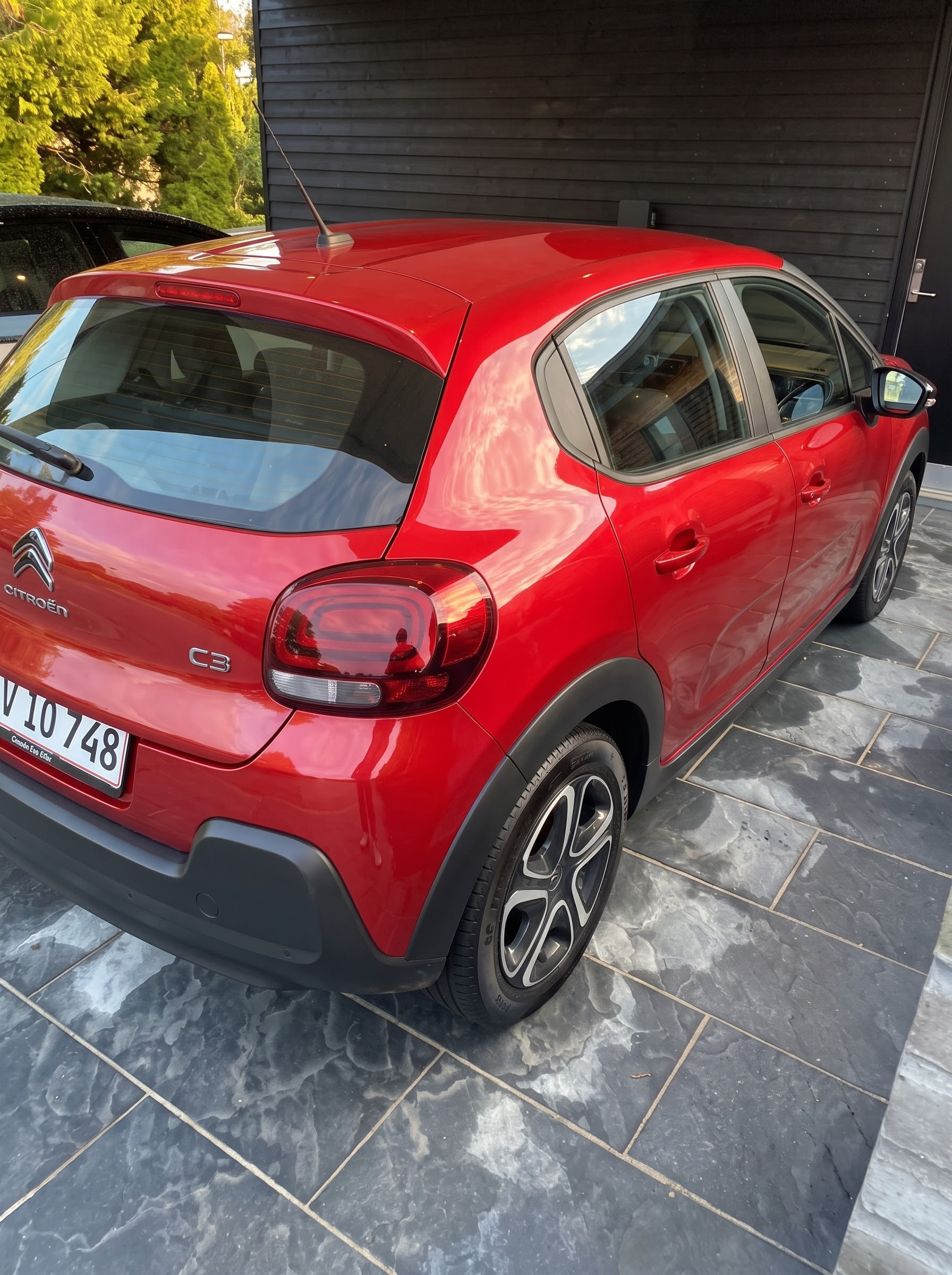 Rød Citroën C3 fra 2020
