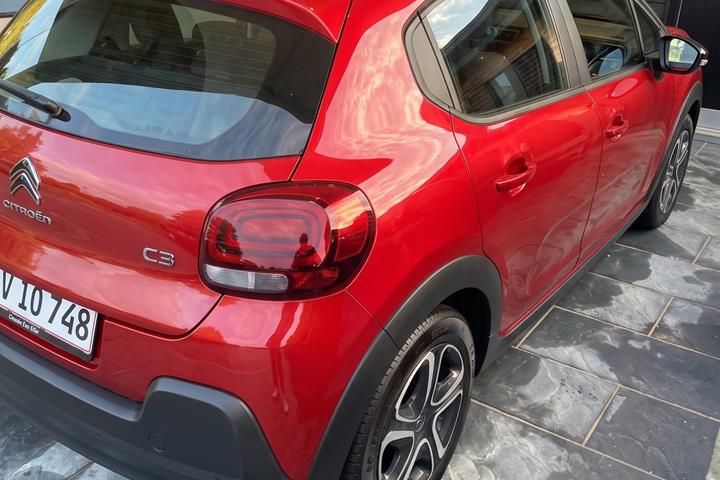 Rød Citroën C3 fra 2020