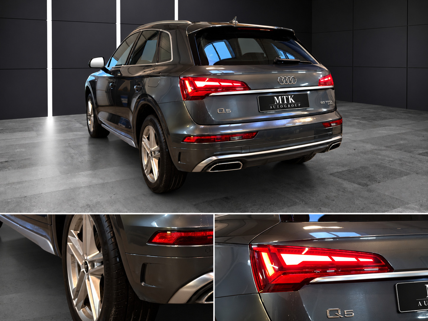 Grå Audi Q5 fra 2021