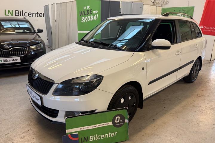 Sort Skoda Fabia fra 2015