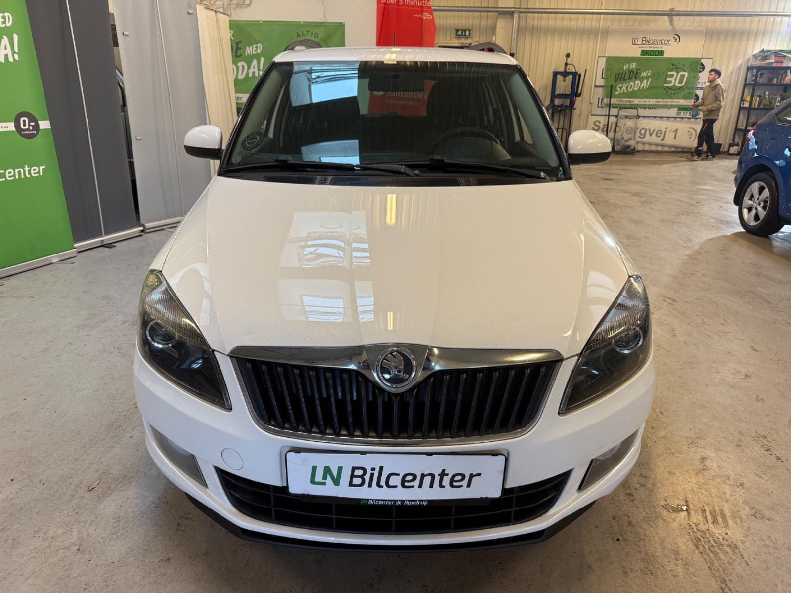 Sort Skoda Fabia fra 2015