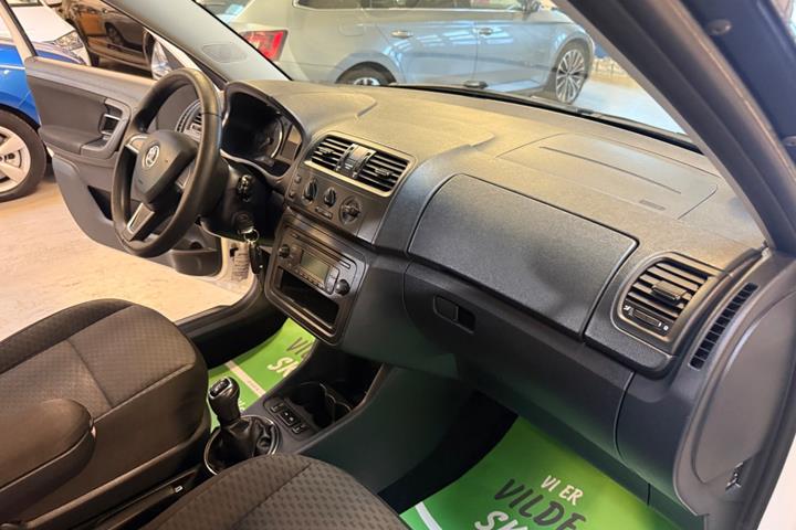 Sort Skoda Fabia fra 2015