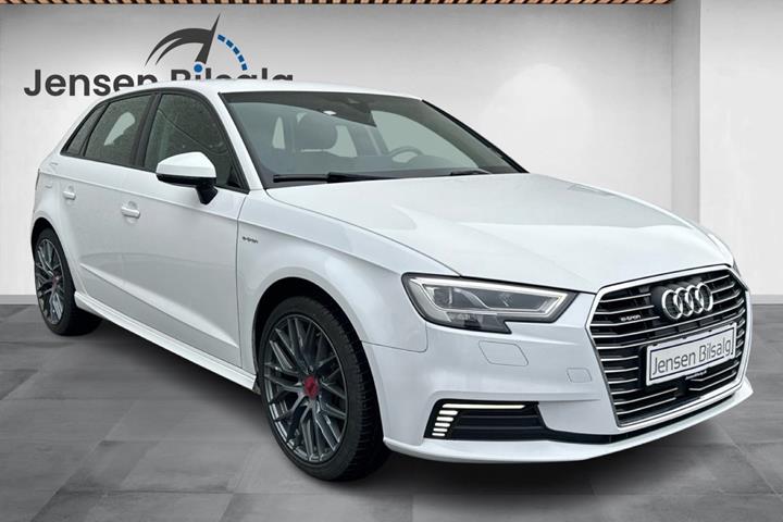 Grøn Audi A3 fra 2018