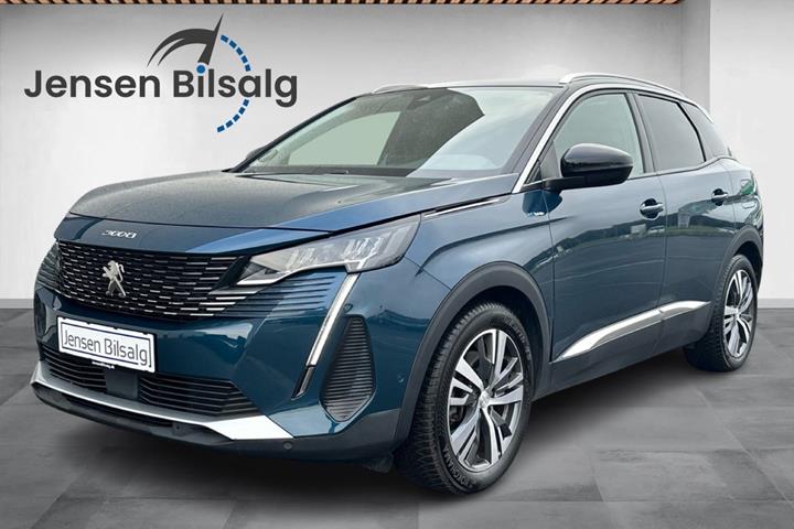 Grøn Peugeot 3008 fra 2021
