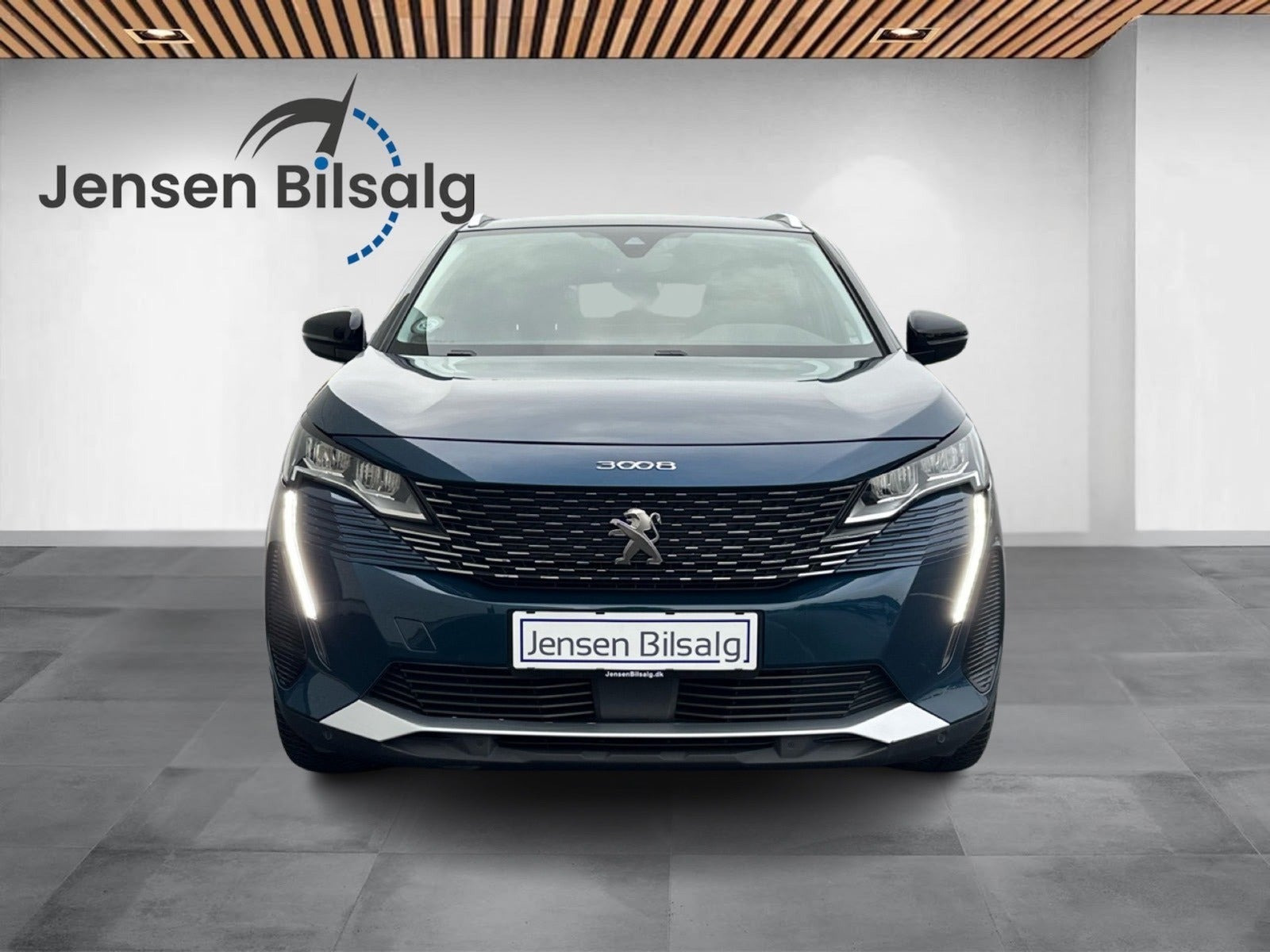 Grøn Peugeot 3008 fra 2021